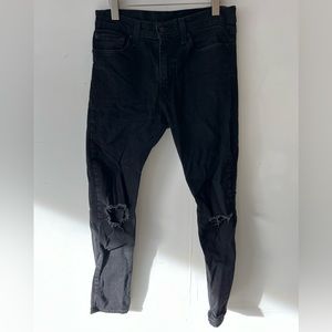 Levis slim fit ripped jeans